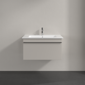 Тумба под раковину Villeroy & Boch Venticello 75,3х50,2 см ДСП мягкий серый/ручка хром A93401VK