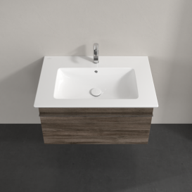 Тумба под раковину Villeroy & Boch Venticello 75,3х50,2 см ДСП каменный дуб/ручка хром A93401RK