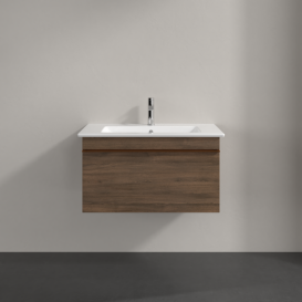 Тумба под раковину Villeroy & Boch Venticello 75,3х50,2 см ДСП дуб аризона/ручка медь A93405VH