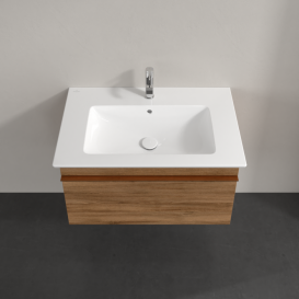 Тумба под раковину Villeroy & Boch Venticello 75,3х50,2 см ДСП дуб канзас/ручка медь A93405RH