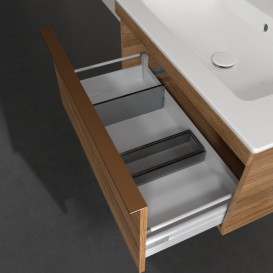 Тумба под раковину Villeroy & Boch Venticello 75,3х50,2 см ДСП дуб канзас/ручка медь A93405RH