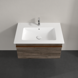 Тумба под раковину Villeroy & Boch Venticello 75,3х50,2 см ДСП каменный дуб/ручка медь A93405RK