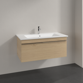 Тумба під раковину Villeroy & Boch Venticello 95,3х50,2 см ДСП північний дуб/ручка хром A93501VJ