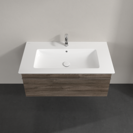 Тумба под раковину Villeroy & Boch Venticello 95,3х50,2 см ДСП каменный дуб/ручка хром A93501RK