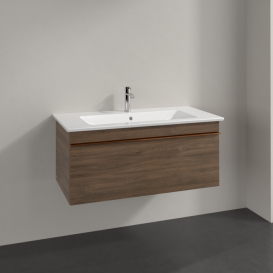 Тумба под раковину Villeroy & Boch Venticello 95,3х50,2 см ДСП дуб аризона/ручка медь A93505VH