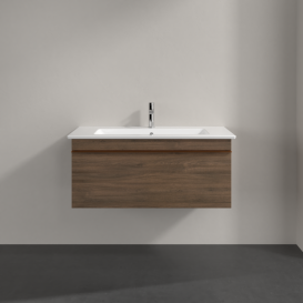 Тумба под раковину Villeroy & Boch Venticello 95,3х50,2 см ДСП дуб аризона/ручка медь A93505VH