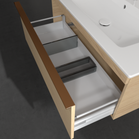 Тумба под раковину Villeroy & Boch Venticello 95,3х50,2 см ДСП северный дуб/ручка медь A93505VJ