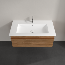 Тумба под раковину Villeroy & Boch Venticello 95,3х50,2 см ДСП дуб канзас/ручка медь A93505RH