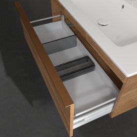 Тумба под раковину Villeroy & Boch Venticello 95,3х50,2 см ДСП дуб канзас/ручка медь A93505RH