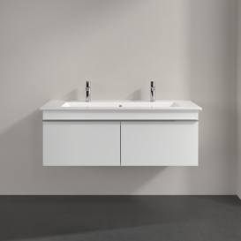 Тумба под раковину Villeroy & Boch Venticello 115,3х50,2 см МДФ глянцевый белый/ручка хром A93801DH