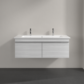 Тумба під раковину Villeroy & Boch Venticello 115,3х50,2 см ДСП/МДФ біле дерево/ручка хром A93801E8