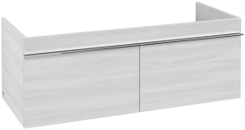 Тумба під раковину Villeroy & Boch Venticello 115,3х50,2 см ДСП/МДФ біле дерево/ручка хром A93801E8