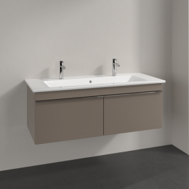 Тумба під раковину Villeroy & Boch Venticello 115,3х50,2 см см ДСП трюфель сірий/ручка хром A93801VG