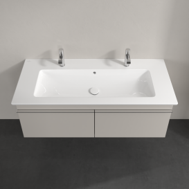 Тумба под раковину Villeroy & Boch Venticello 115,3х50,2 см ДСП мягкий серый/ручка хром A93801VK