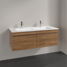 Тумба під раковину Villeroy & Boch Venticello 115,3х50,2 см ДСП дуб канзас/ручка хром A93801RH