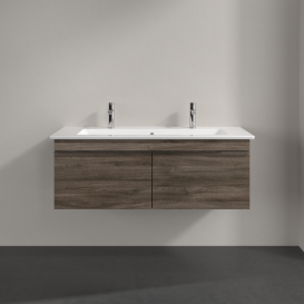 Тумба под раковину Villeroy & Boch Venticello 115,3х50,2 см ДСП каменный дуб/ручка хром A93801RK