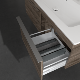 Тумба под раковину Villeroy & Boch Venticello 115,3х50,2 см ДСП каменный дуб/ручка хром A93801RK