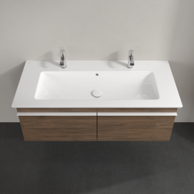 Тумба под раковину Villeroy & Boch Venticello 115,3х50,2 см ДСП дуб аризона/ручка алюминий белый A93802VH