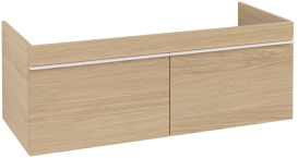 Тумба под раковину Villeroy & Boch Venticello 115,3х50,2 см ДСП северный дуб/ручка алюминий белый A93802VJ
