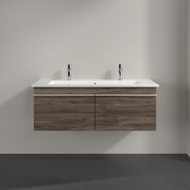 Тумба под раковину Villeroy & Boch Venticello 115,3х50,2 см ДСП каменный дуб/ручка алюминий белый A93802RK