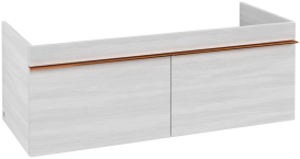Тумба под раковину Villeroy & Boch Venticello 115,3х50,2 см ДСП/МДФ белое дерево/ручка медь A93805E8