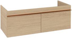 Тумба под раковину Villeroy & Boch Venticello 115,3х50,2 см ДСП северный дуб/ручка медь A93805VJ
