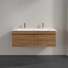 Тумба под раковину Villeroy & Boch Venticello 115,3х50,2 см ДСП дуб канзас/ручка медь A93805RH