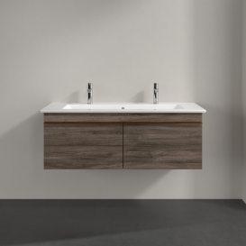 Тумба під раковину Villeroy & Boch Venticello 115,3х50,2 см ДСП кам'яний дуб/ручка мідь A93805RK