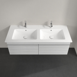 Тумба под раковину Villeroy & Boch Venticello 125,3х50,2 см ДСП/МДФ белое дерево/ручка хром A93901E8