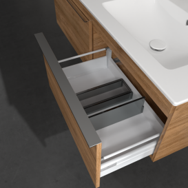 Тумба под раковину Villeroy & Boch Venticello 125,3х50,2 см ДСП дуб канзас/ручка хром A93901RH