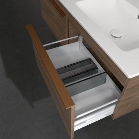 Тумба под раковину Villeroy & Boch Venticello 125,3х50,2 см ДСП дуб аризона/ручка медь A93905VH