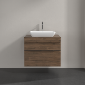 Тумба под раковину Villeroy & Boch Venticello 75,7х50,2 см ДСП дуб аризона/ручка хром A94001VH