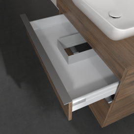 Тумба под раковину Villeroy & Boch Venticello 75,7х50,2 см ДСП дуб аризона/ручка хром A94001VH