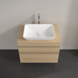 Тумба под раковину Villeroy & Boch Venticello 75,7х50,2 см ДСП северный дуб/ручка хром A94001VJ