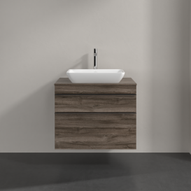 Тумба под раковину Villeroy & Boch Venticello 75,7х50,2 см ДСП каменный дуб/ручка хром A94001RK