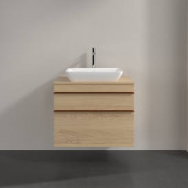 Тумба под раковину Villeroy & Boch Venticello 75,7х50,2 см ДСП северный дуб/ручка медь A94005VJ