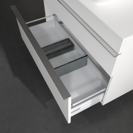 Тумба под раковину Villeroy & Boch Venticello 95,7х50,2 см ДСП/МДФ белый матовый/ручка хром A94101MS