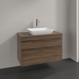 Тумба под раковину Villeroy & Boch Venticello 95,7х50,2 см ДСП дуб аризона/ручка хром A94101VH