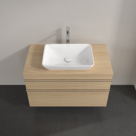 Тумба под раковину Villeroy & Boch Venticello 95,7х50,2 см ДСП северный дуб/ручка хром A94101VJ