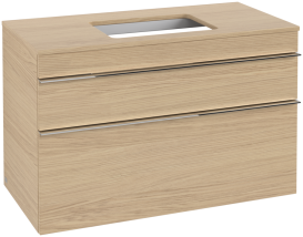 Тумба под раковину Villeroy & Boch Venticello 95,7х50,2 см ДСП северный дуб/ручка хром A94101VJ