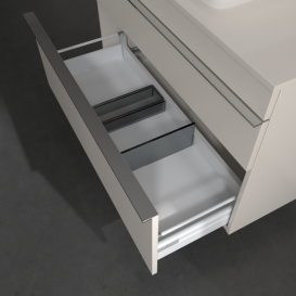 Тумба под раковину Villeroy & Boch Venticello 95,7х50,2 см ДСП мягкий серый/ручка хром A94101VK