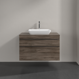 Тумба под раковину Villeroy & Boch Venticello 95,7х50,2 см ДСП каменный дуб/ручка хром A94101RK