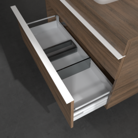 Тумба под раковину Villeroy & Boch Venticello 95,7х50,2 см ДСП дуб аризона/ручка алюминий белый A94102VH