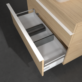 Тумба под раковину Villeroy & Boch Venticello 95,7х50,2 см ДСП северный дуб/ручка алюминий белый A94102VJ