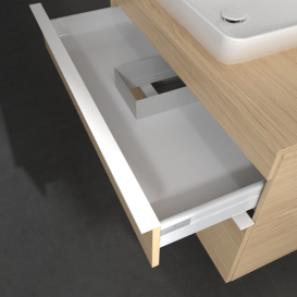 Тумба под раковину Villeroy & Boch Venticello 95,7х50,2 см ДСП северный дуб/ручка алюминий белый A94102VJ