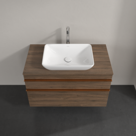 Тумба под раковину Villeroy & Boch Venticello 95,7х50,2 см ДСП дуб аризона/ручка медь A94105VH