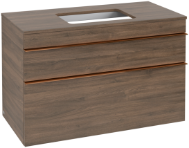 Тумба под раковину Villeroy & Boch Venticello 95,7х50,2 см ДСП дуб аризона/ручка медь A94105VH