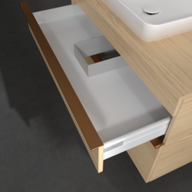 Тумба под раковину Villeroy & Boch Venticello 95,7х50,2 см ДСП северный дуб/ручка медь A94105VJ