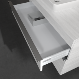 Тумба под раковину Villeroy & Boch Venticello 95,7х50,2 см ДСП/МДФ белое дерево/ручка хром A94201E8