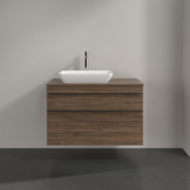 Тумба под раковину Villeroy & Boch Venticello 95,7х50,2 см ДСП дуб аризона/ручка хром A94201VH